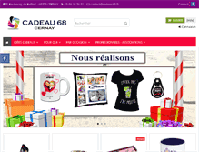 Tablet Screenshot of cadeau68.fr